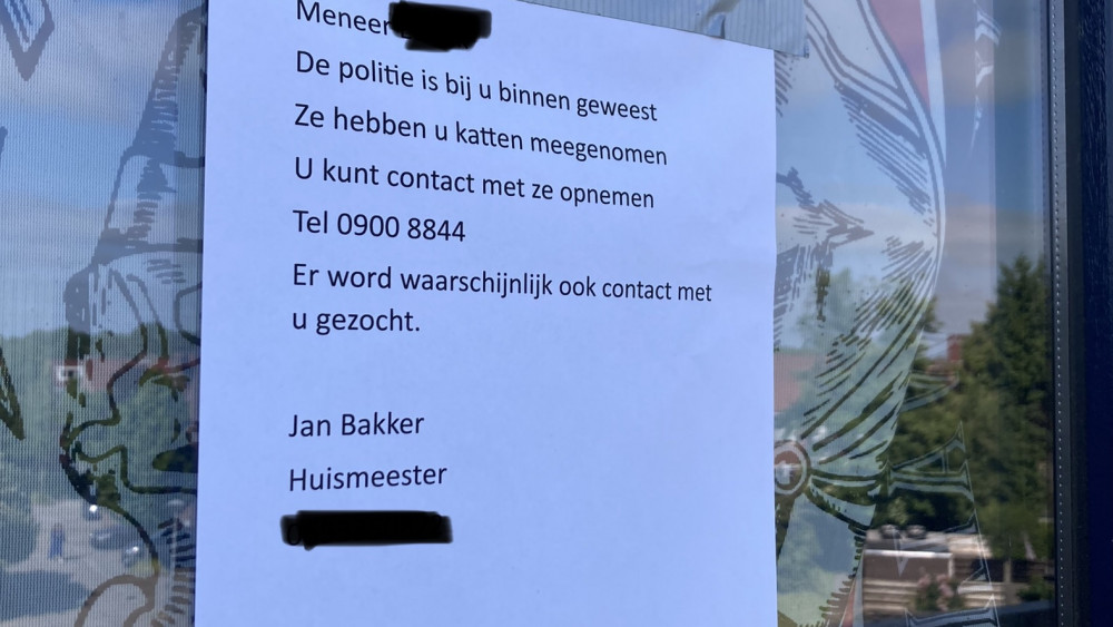 Katten in beslag genomen in verwaarloosde woning Reiger 