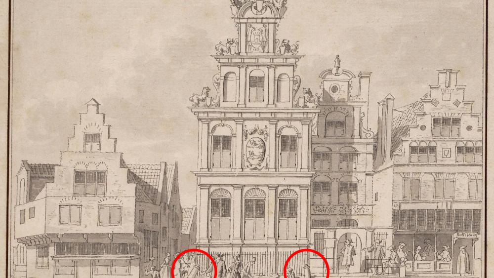 Tekening Cornelis Pronk Westfries Museum 1727