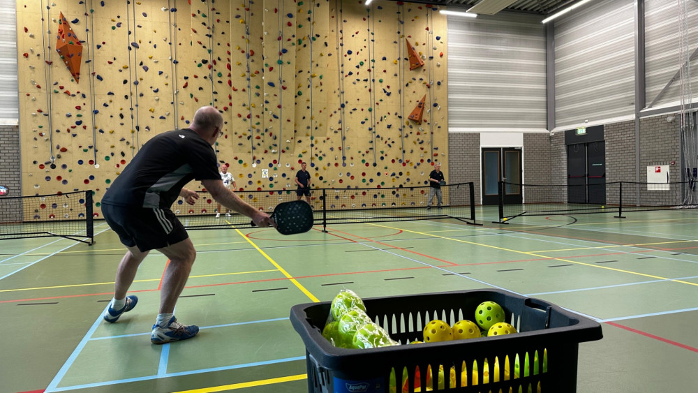 Pickleball clinic in Hoorn