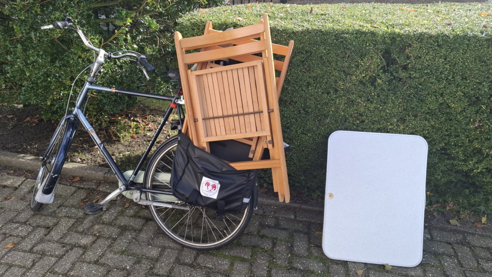 Straatpastor zonder bakfiets