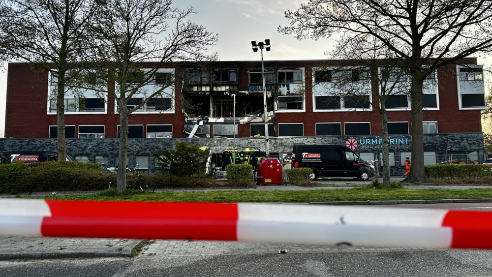 Explosie brand Umbriellaan/Titanialaan Heerhugowaard